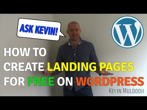 How to Create Landing Pages for Free on WordPress