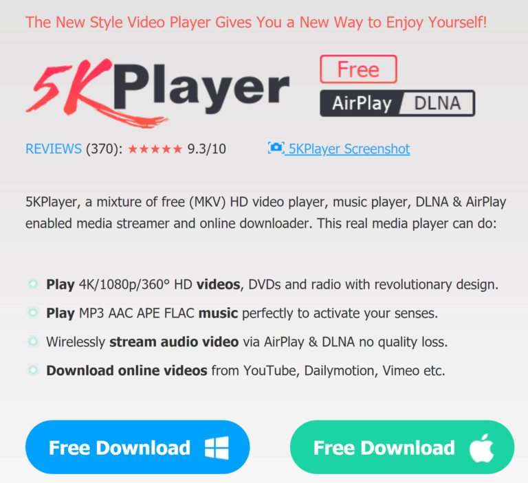 osx 5kplayer download